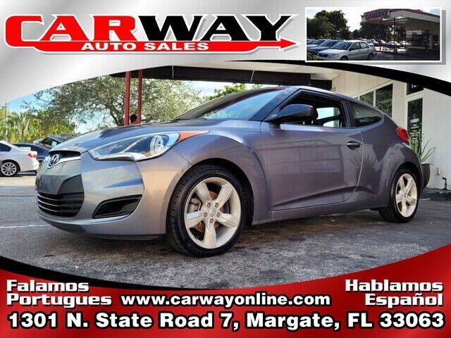 2015 Hyundai Veloster for sale at CARWAY Auto Sales in Margate FL