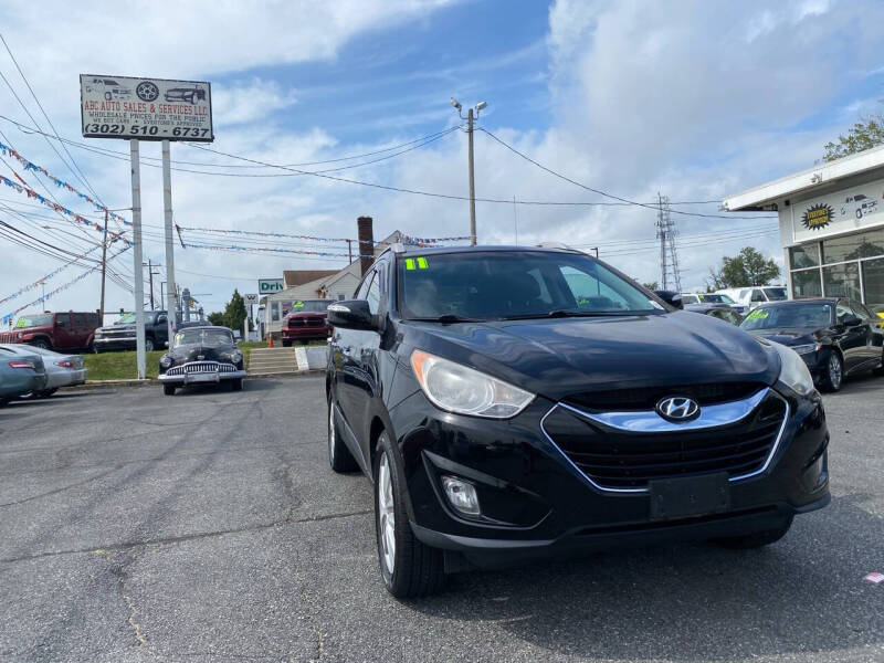 Used 2011 Hyundai Tucson Limited with VIN KM8JU3AC7BU310625 for sale in New Castle, DE