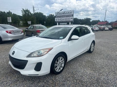 2012 Mazda MAZDA3 for sale at Jackson Automotive in Smithfield NC