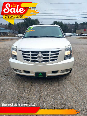 2007 Cadillac Escalade for sale at Shamrock Auto Brokers, LLC in Belmont NH