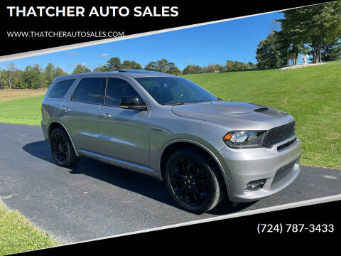 2020 Dodge Durango for sale at THATCHER AUTO SALES in Export PA