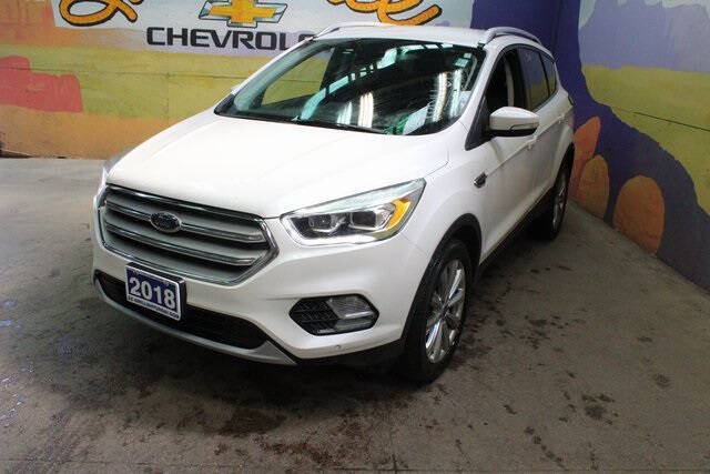 Used 2018 Ford Escape Titanium with VIN 1FMCU9J97JUD11160 for sale in Grand Ledge, MI