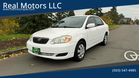 2005 Toyota Corolla for sale at Real Motors LLC in Portland OR