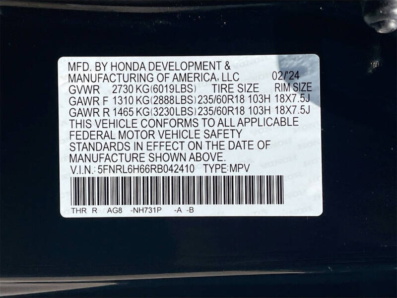 2024 Honda Odyssey EX-L