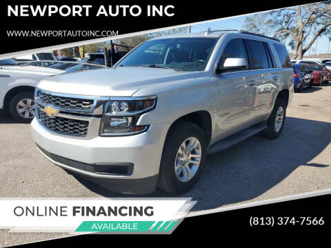 2016 Chevrolet Tahoe for sale at NEWPORT AUTO INC in Tampa FL