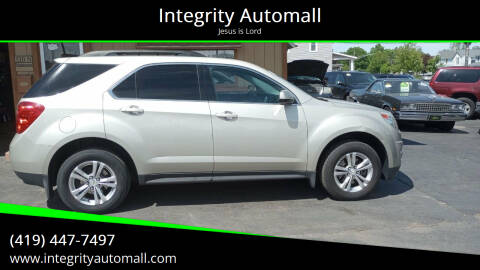 2013 Chevrolet Equinox for sale at Integrity Automall in Tiffin OH