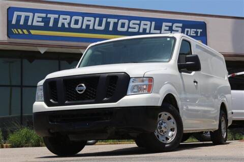 2015 Nissan NV for sale at METRO AUTO SALES in Arlington TX