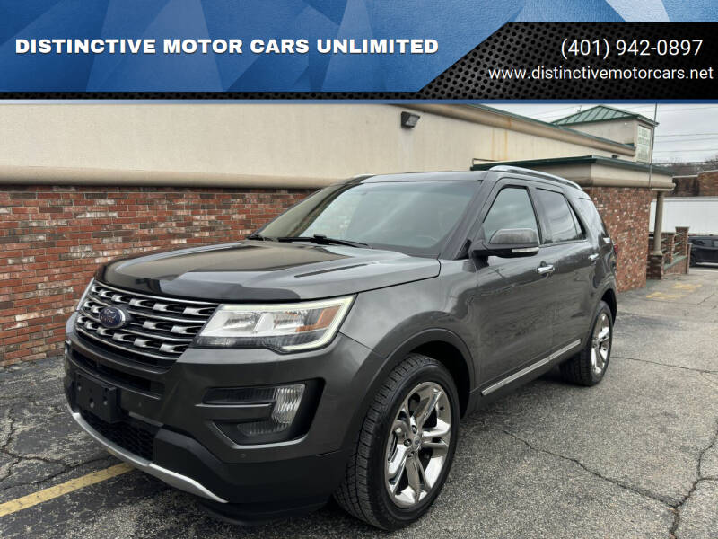 2016 Ford Explorer for sale at DISTINCTIVE MOTOR CARS UNLIMITED in Johnston RI