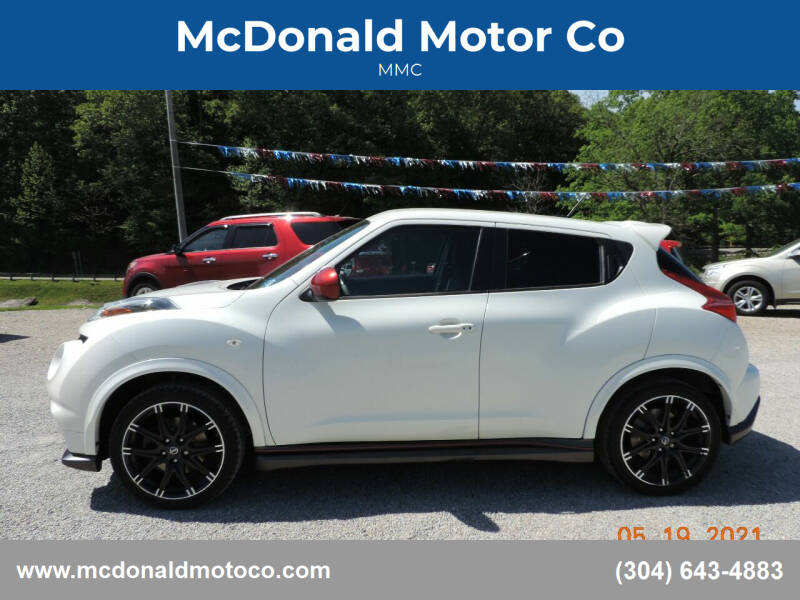 2014 Nissan JUKE for sale at McDonald Motor Co in Harrisville WV