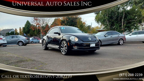 2012 Volkswagen Beetle for sale at Universal Auto Sales Inc in Salem OR