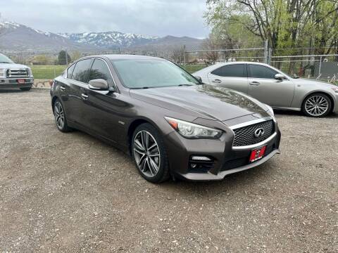 2014 Infiniti Q50 Hybrid for sale at The Car-Mart in Bountiful UT
