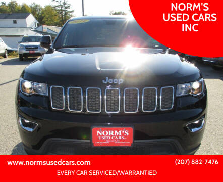 2019 Jeep Grand Cherokee for sale at NORM'S USED CARS INC in Wiscasset ME
