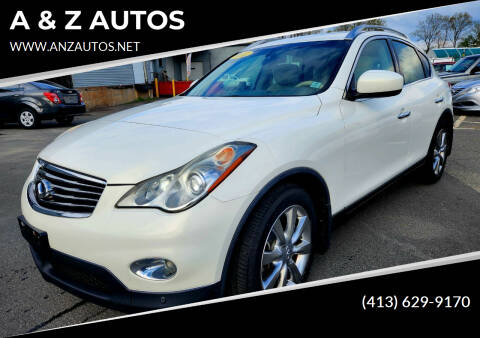 2011 Infiniti EX35 for sale at A & Z AUTOS in Westfield MA