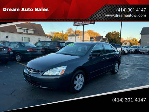 2005 Honda Accord for sale at Dream Auto Sales in South Milwaukee WI