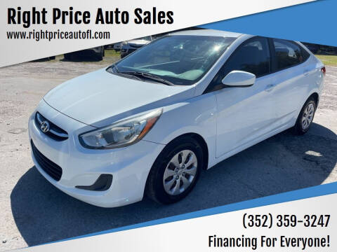 2015 Hyundai Accent for sale at Right Price Auto Sales in Waldo FL