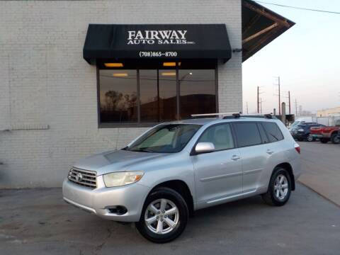 2009 Toyota Highlander for sale at FAIRWAY AUTO SALES, INC. in Melrose Park IL