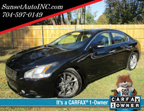 2013 Nissan Maxima for sale at Sunset Auto in Charlotte NC