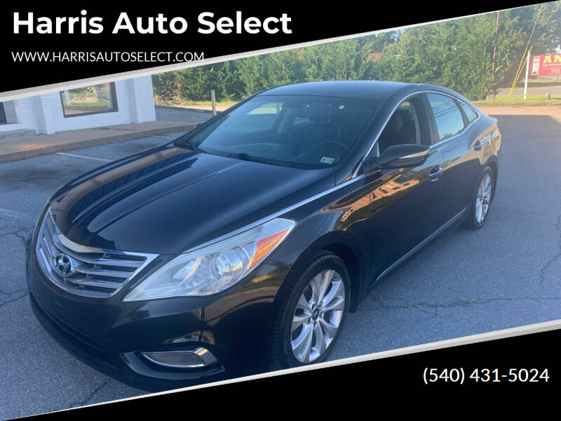 2012 Hyundai Azera for sale at Harris Auto Select in Winchester VA