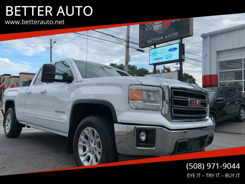 2014 GMC Sierra 1500 for sale at BETTER AUTO in Attleboro MA