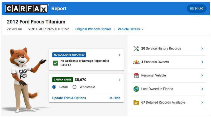 2012 Ford Focus Titanium