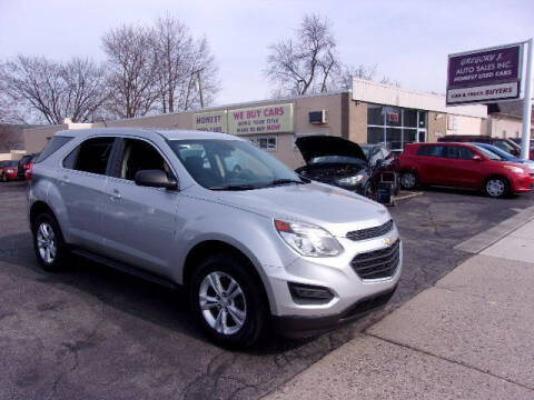 2017 Chevrolet Equinox for sale at Gregory J Auto Sales in Roseville MI
