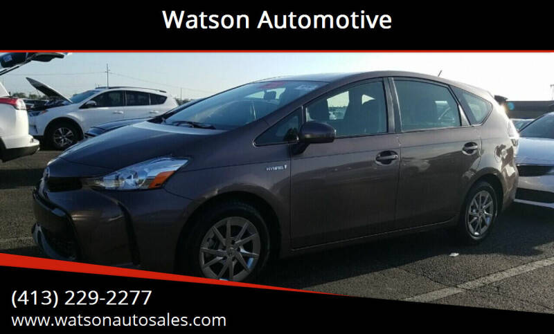 2016 Toyota Prius v for sale at Watson Automotive in Sheffield MA