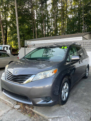 2014 Toyota Sienna for sale at Knox Bridge Hwy Auto Sales in Canton GA