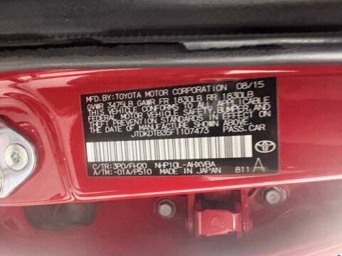 2015 Toyota Prius c One