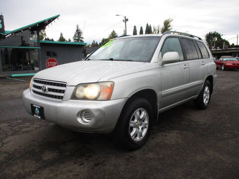 2003 Toyota Highlander for sale at ALPINE MOTORS in Milwaukie OR