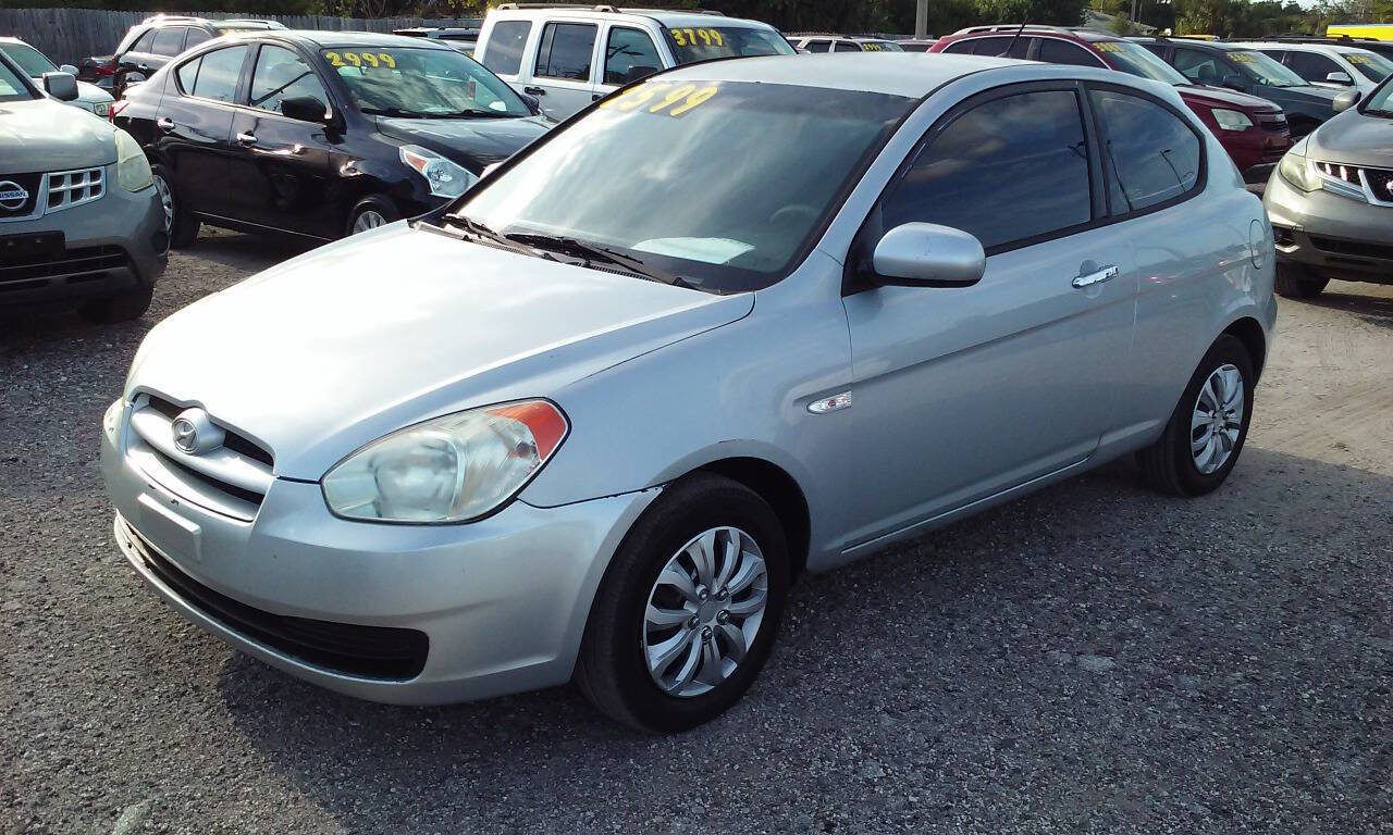 Silver 2010 Hyundai ACCENT GS GS 2dr Hatchback 1