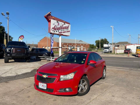 2012 Chevrolet Cruze for sale at Southwest Car Sales in Oklahoma City OK