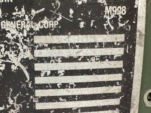 1986 AM General Hummer