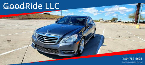 2013 Mercedes-Benz E-Class for sale at GoodRide LLC in Phoenix AZ