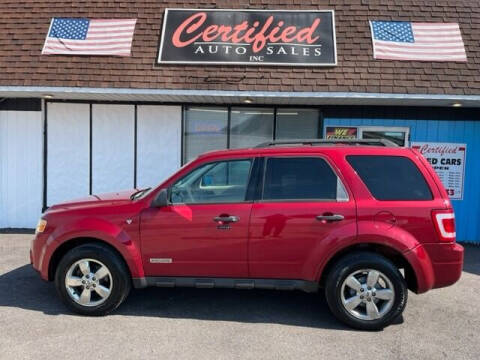 2008 Ford Escape for sale at Certified Auto Sales, Inc in Lorain OH