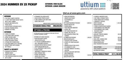 2024 GMC HUMMER EV 2X