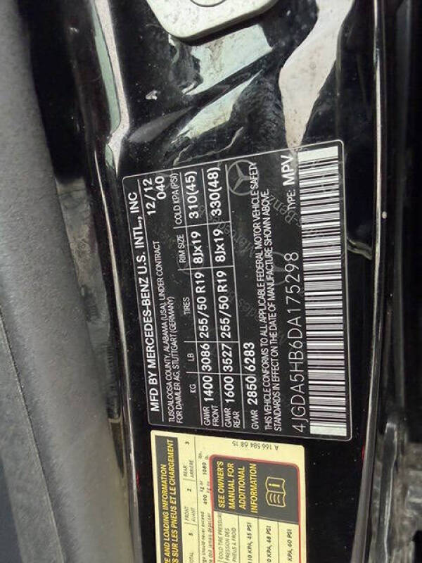 2013 Mercedes-Benz M-Class ML 350 4MATIC