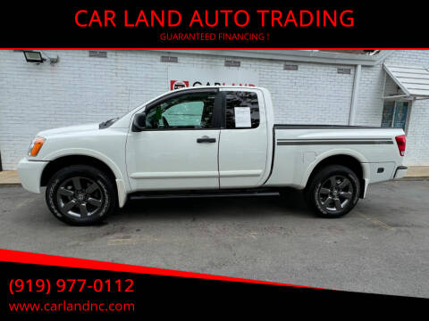 2012 Nissan Titan for sale at CAR LAND  AUTO TRADING in Raleigh NC