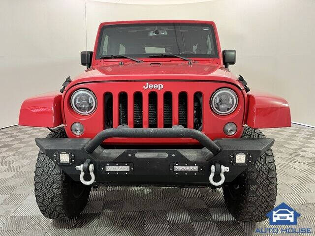 Used 2014 Jeep Wrangler Unlimited Sahara with VIN 1C4BJWEG9EL218037 for sale in Peoria, AZ
