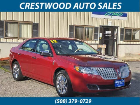 2012 Lincoln MKZ for sale at Crestwood Auto Sales in Swansea MA