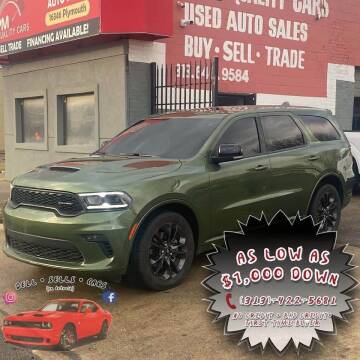 2021 Dodge Durango for sale at Dell Sells Cars in Detroit MI