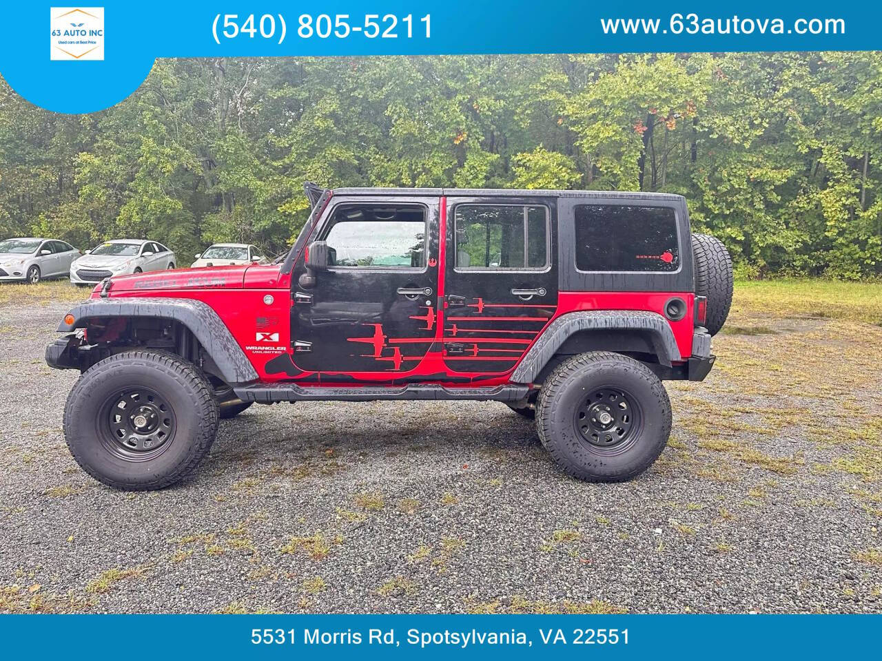 2007 Jeep Wrangler Unlimited for sale at 63 Auto Inc in Spotsylvania, VA