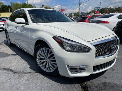 2016 Infiniti Q70L for sale at North Georgia Auto Brokers in Snellville GA