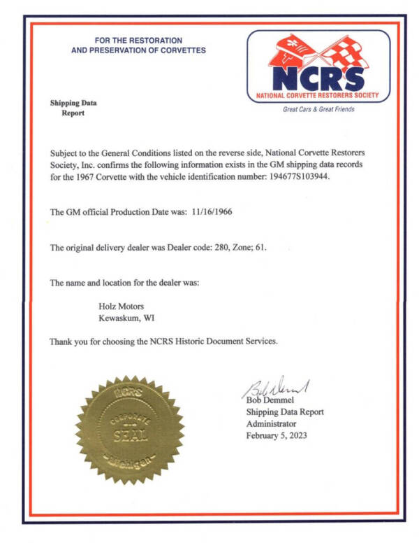 1967 Chevrolet Corvette