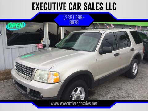 2003 Ford Explorer for sale at EXECUTIVE CAR SALES LLC in North Fort Myers FL
