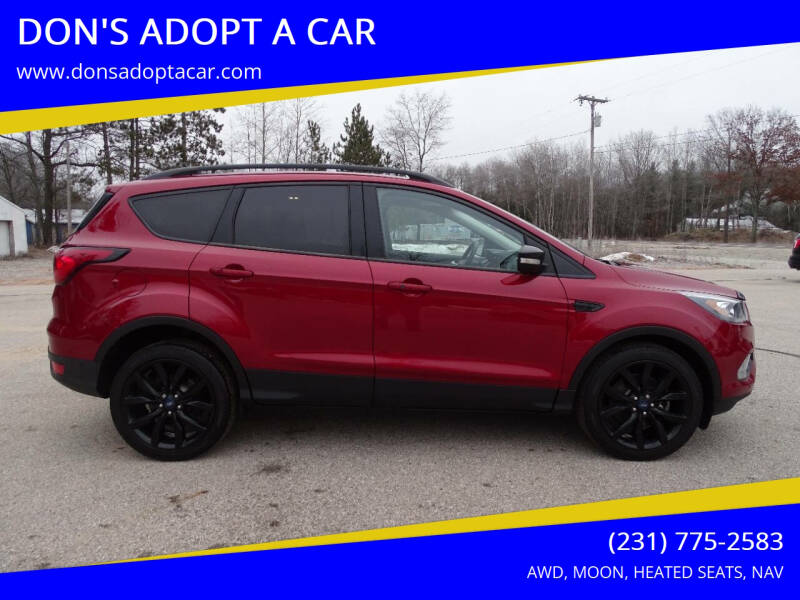 2019 Ford Escape for sale at DON'S ADOPT A CAR in Cadillac MI