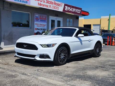 2016 Ford Mustang for sale at Easy Deal Auto Brokers in Miramar FL