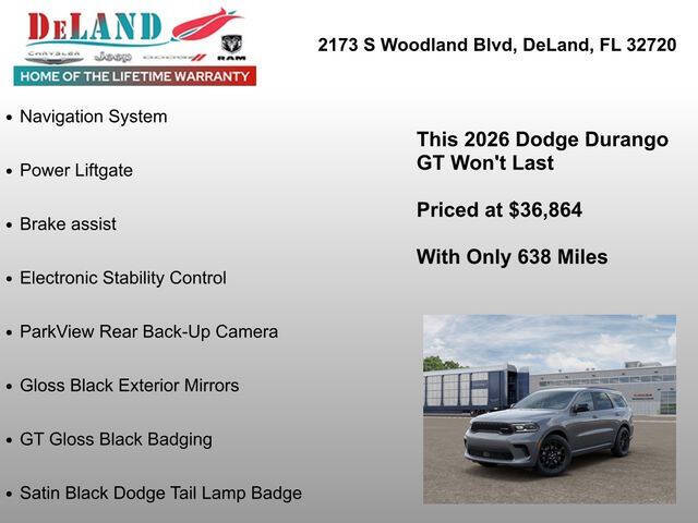 2026 Dodge Durango GT