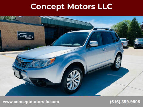 2012 Subaru Forester for sale at Concept Motors LLC in Holland MI