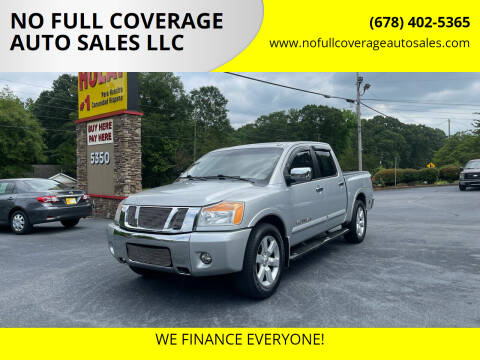 2008 Nissan Titan for sale at NO FULL COVERAGE AUTO SALES LLC in Austell GA