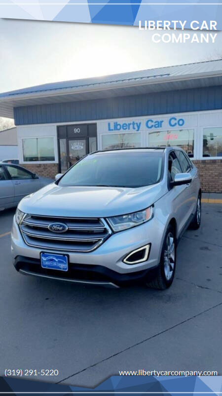 2017 Ford Edge for sale at LIBERTY CAR COMPANY in Waterloo IA